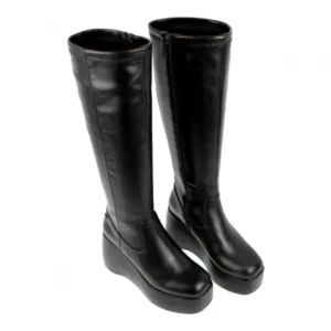 Botas Altas negras con Plataforma - Mustang 53447