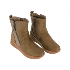 Botines Repelente al Agua Mujer Bris Marrón Negro Ecofriendly Mysoft 22M552