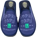 Zapatillas Casa Ligera "Super Papá en Prácticas" Nellakis 296