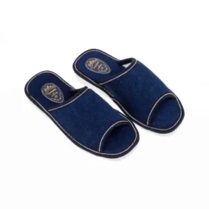 Zapatilla Casa Mujer Verano Abierta Toalla Nellakis 170 Azul