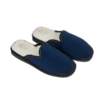 Pantuflas de hombre Invierno Azul Ligera Forro Borreguito Nellakis 39