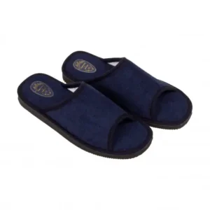 Zapatillas de andar en casa cómodas hombre Verano Abierta Azul Suela Ligera Nellakis 506