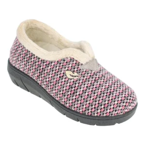 Zapatilla Casa Mujer Invierno Cerrada Cuña Plumaflex 14217