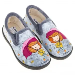 Zapatilla para Niña y Niño Plumaflex 12005 Paraguas