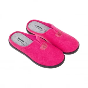 Pantufla Mujer Verano Abierta Rizo Plumaflex 12104 Varios Colores