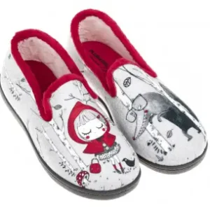 Zapatilla Cerrada Caperucita Niña Plumaflex 12215