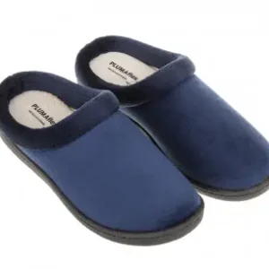 Zapatillas de Mujer de estar por casa Invierno Abiertas Azul Beis Rosa Fucsia Azul Marino Plumaflex 12220