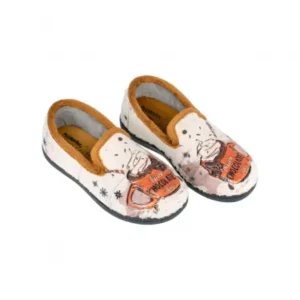 Zapatilla de estar en casa Mujer Invierno Cerradas Marron Estampado Chocolate Plumaflex 12282 Talla 36