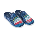 Pantuflas de Hombre Verano Abiertas Azul Estampado Surf Plantilla extraible Plumaflex 12340