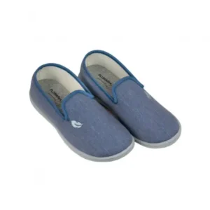 Zapatillas de Estar en Casa Hombre Cerradas Azul Lisa Plumaflex 12350