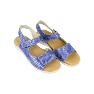 Sandalias Plumaflex Charol Piel Mujer Plantilla Extraíble Confort 14721