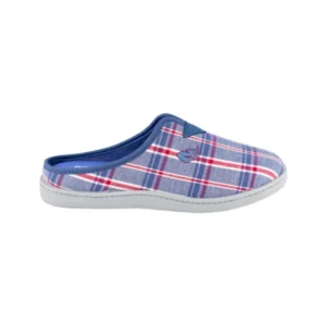 Zapatillas de Casa Hombre Verano Abierta Estampada Cuadros Plumaflex 12379