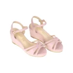 Sandalias de Cuña Elegantes Rosa Antelina Prestigio C-319