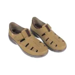 sandalia de hombre cerrada en piel Nobuck - Luisetti 16260GS