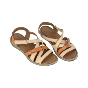 Sandalia Piel Doble Velcro Plantilla Gel Vicmart 766-16