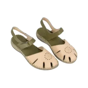 Sandalia Piel Semi Cerrada Plantilla Confort Vicmart 757-16