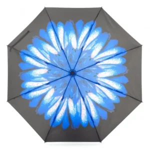 Paraguas Pequeño, Reversible, Flor Azul, Soake, EDRFFBD
