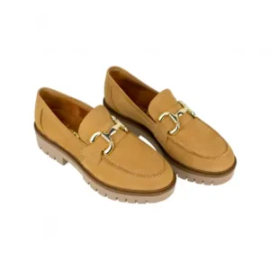 Mocasín Nobuck Estribo Metálico Piso Track Wikers E-137