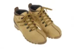 Botin Hombre Amarillo en Piel Nobuk Bajo con Cordones