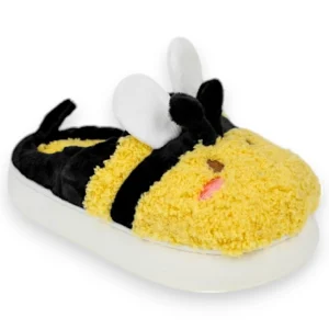 Pantufla Mujer Invierno Abierta Abejas D006btmf