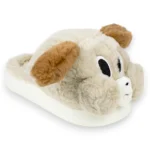 Pantufla Mujer Invierno Abierta Divertida Perrito D2431btdlg