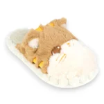 Pantufla Mujer Invierno Abierta Gato D005xm