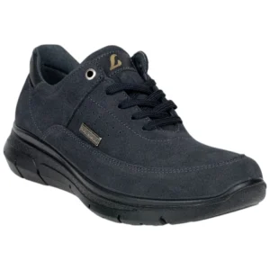 Zapato Piel Nobuck  Azul Marino Cordones Waterproof Luisetti 36102NO-W