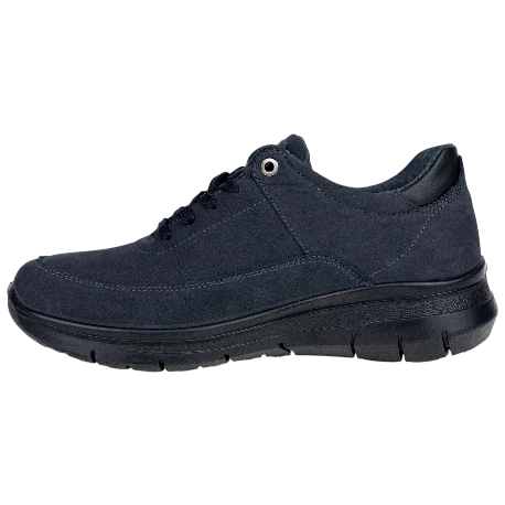 Zapato Piel Nobuck Azul Marino Cordones Waterproof Luisetti 36102NO-W - Imagen 4