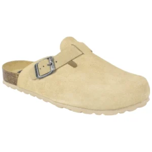 Zuecos mujer anatómico piel serraje Casual Toledo- 485