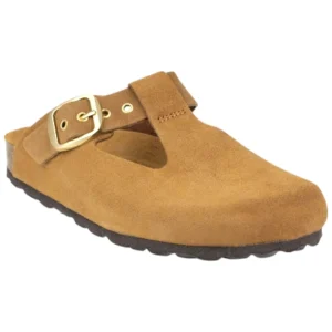 Zuecos Planos Bio mujer piel semi abierto Autenti 15767