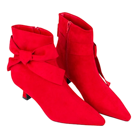 Botin antelina de tacón medio midi Buonarotti A-3440 VF 4 Botin antelina de tacón medio midi Buonarotti A-3440 VF - Imagen 4