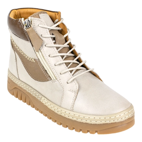 Botín piel confort cordón y cremallera 48 Horas 423905