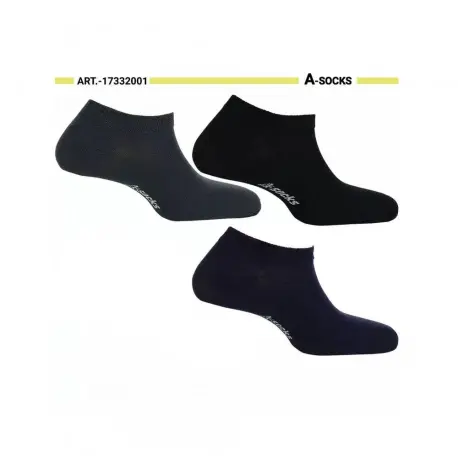 Calcetin Mujer y Hombre Algodon Invisible A-socks 17332001