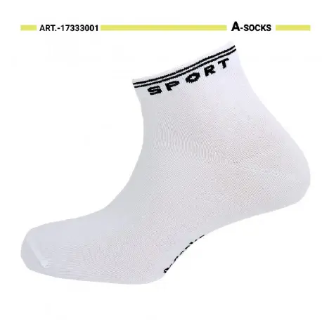 Calcetin Mujer y Hombre Algodon Tobillero A-socks 17333001