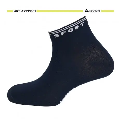Calcetin Mujer y Hombre Algodon Tobillero A-socks 17333001