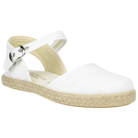 Alpargatas Planas Beige con pulsera - Aladino 764