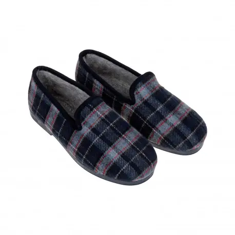 zapatillas casa cuadros hombre - Alcalde 4000