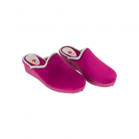 Zapatillas de estar en casa mujer Invierno Abiertas con Cuña Azul Granate Azul Marino Alcalde 8500