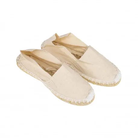 alpargatas planas baratas en tela y esparto - 01000