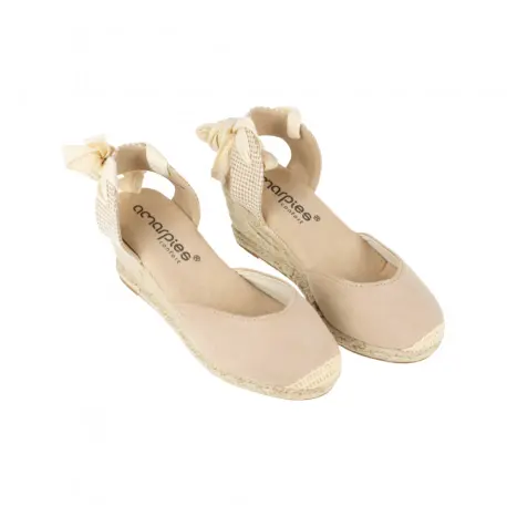 Cuña Esparto Beis Negro y Verde de 5 Cuerdas Cintas Amarpies ACX23482