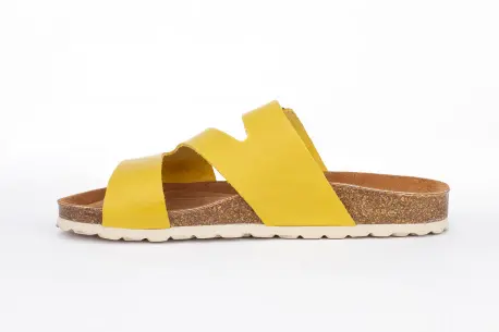 Sandalias Corcho de Mujer Amarillo Beis Dorado Marron Plata Piso Bio Corte Z Autenti 8287 9 Sandalias Corcho de Mujer Amarillo Beis Dorado Marron Plata Piso Bio Corte Z Autenti 8287 - Imagen 9