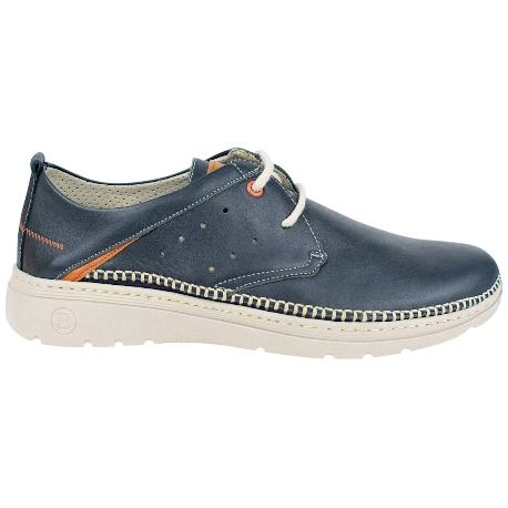 Zapatos Casuales de Piel Azul Marino para Hombre - Baerchi 1080 2 Zapatos Casuales de Piel Azul Marino para Hombre - Baerchi 1080 - Imagen 2