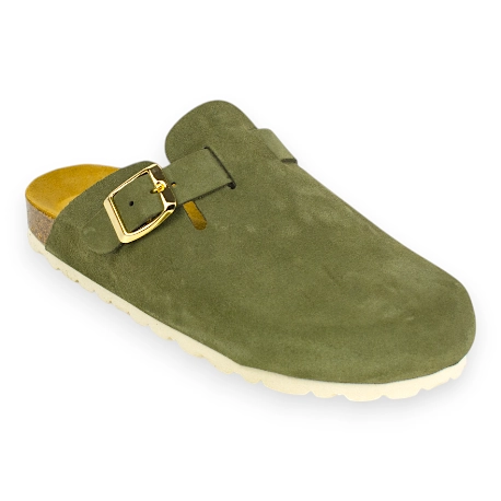 Zuecos Serraje Mujer - Biocomfort HOM-002