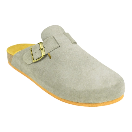 Zuecos Piel Serraje Hombre - Biocomfort HOM-001