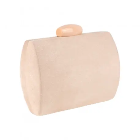 Clutch de Fiesta Rígido Antelina con Cadena Dorada BM 23036 5 Clutch de Fiesta Rígido Antelina con Cadena Dorada BM 23036 - Imagen 5