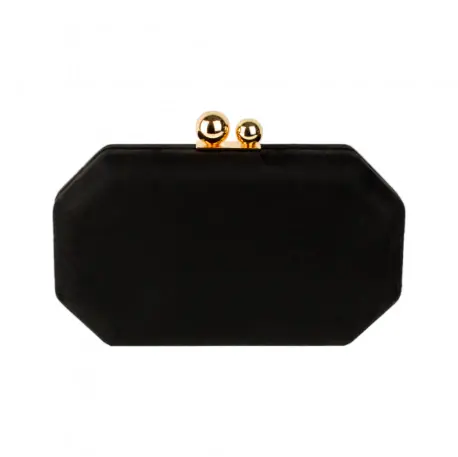 Clutch de Fiesta Rígido Original con Cadena Dorada BM 23037