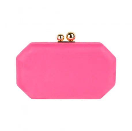 Clutch de Fiesta Rígido Original con Cadena Dorada BM 23037