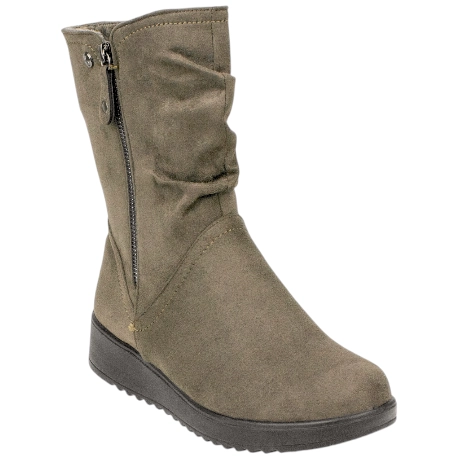 Bota Plataforma water repellent doble cremallera Amarpies AJH25477