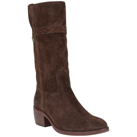 Botas Camperas Media Caña Mujer Tacon Cuadrado- Dakota Boots 476