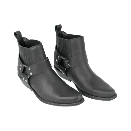 Botin Campero Mujer Negro - Johnny Bulls 4709